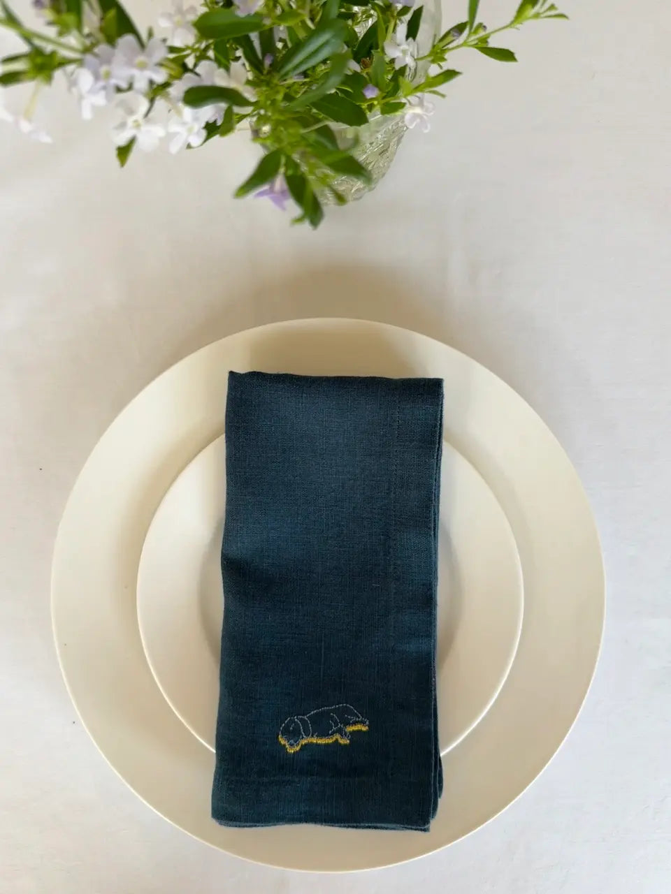 Tiger in Midnight Navy