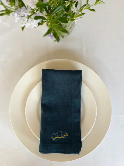 Tiger in Midnight Navy